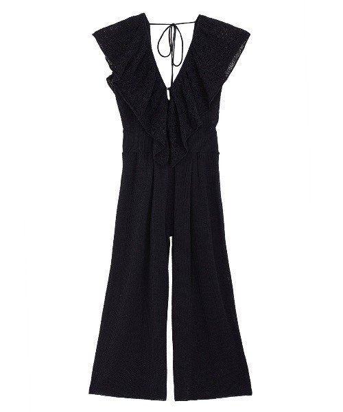 Ameri（アメリ） サロペット オーバーオール MEDI RUFFLE KNIT ROMPERS