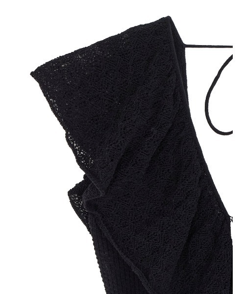 Ameri（アメリ） サロペット オーバーオール MEDI RUFFLE KNIT ROMPERS