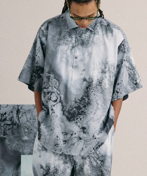 アロハシャツ シャツ メンズ レディースの画像