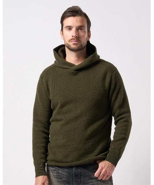 wjk セーター ニット back pile hoodie メンズ : ZOZOTOWN Yahoo!店