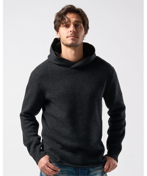 wjk セーター ニット back pile hoodie メンズ : ZOZOTOWN Yahoo!店