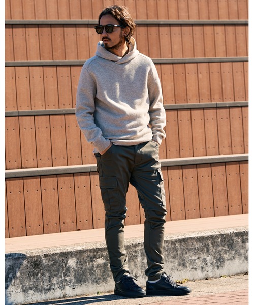 wjk セーター ニット back pile hoodie メンズ : ZOZOTOWN Yahoo!店