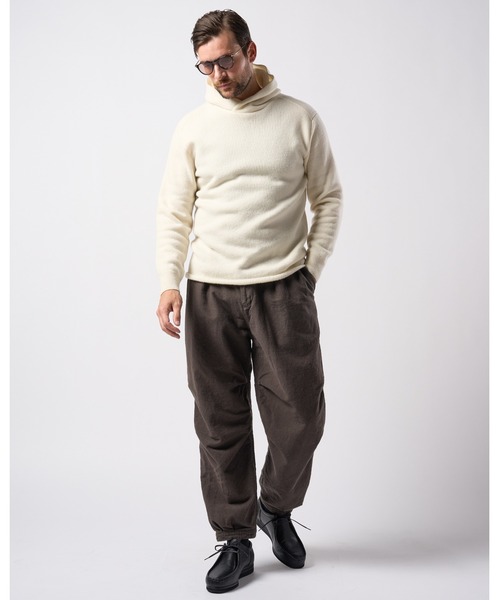 wjk セーター ニット back pile hoodie メンズ : ZOZOTOWN Yahoo!店