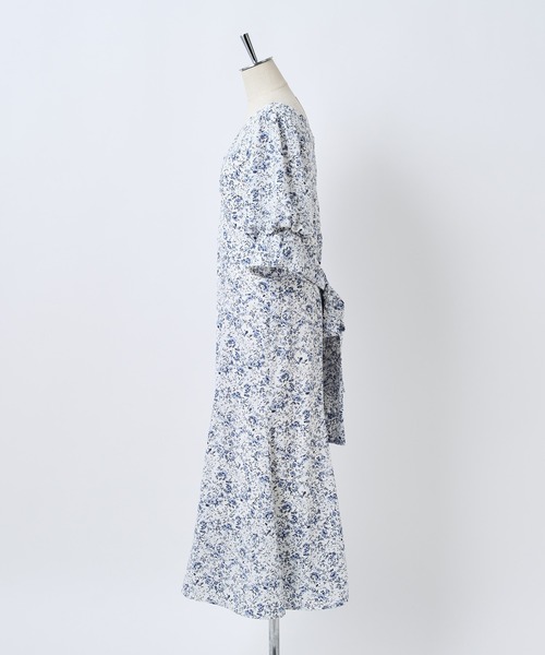 「one after another NICE CLAUP」 半袖ワンピース SMALL グレー系その他 レディース_画像6