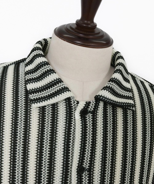 CAMBIO（カンビオ） シャツ ms6099-Two Tone Stripe Sheer Shirts
