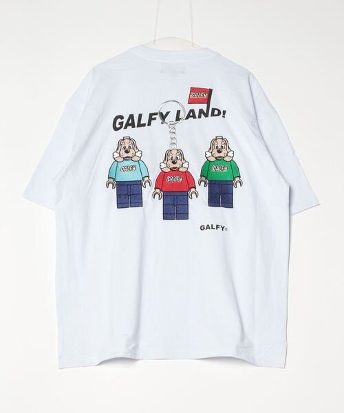 GALFY ガルフィー GALFY LAND Tee 正規品 Tシャツ 半袖TEE ユニセックス ストリート オーバーサイズ レディース メンズ 90年代  ギャル ガルフィー女子 GALFY tシャツ 「GALFY/ガルフィー」GALFY LAND Tee メンズ