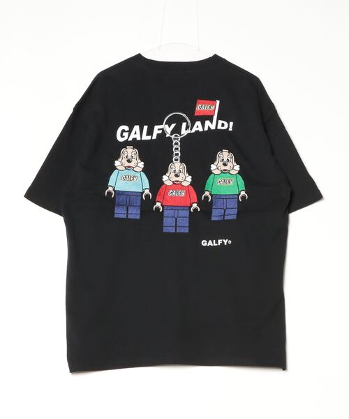GALFY ガルフィー GALFY LAND Tee 正規品 Tシャツ 半袖TEE ユニセックス ストリート オーバーサイズ レディース メンズ 90年代  ギャル ガルフィー女子 GALFY tシャツ 「GALFY/ガルフィー」GALFY LAND Tee メンズ