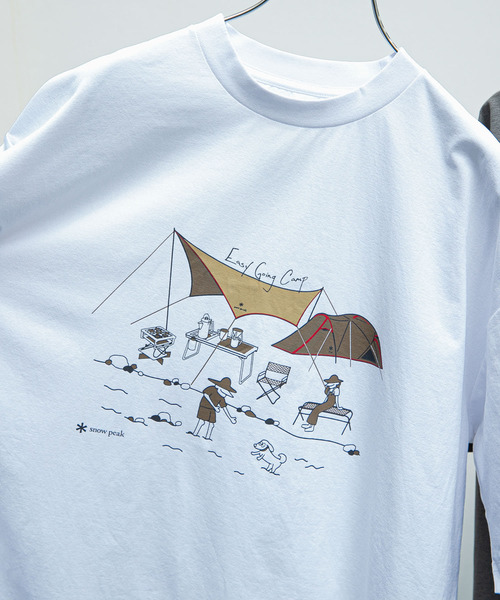 snow peak tシャツ 「別注」Snow Peak×DOORS WaterActive Print