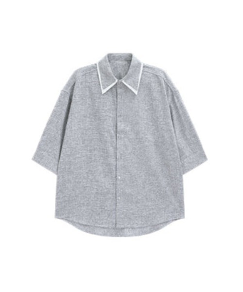 Otte シャツ バイカラーオープンカラーシャツ メンズ : ZOZOTOWN Yahoo