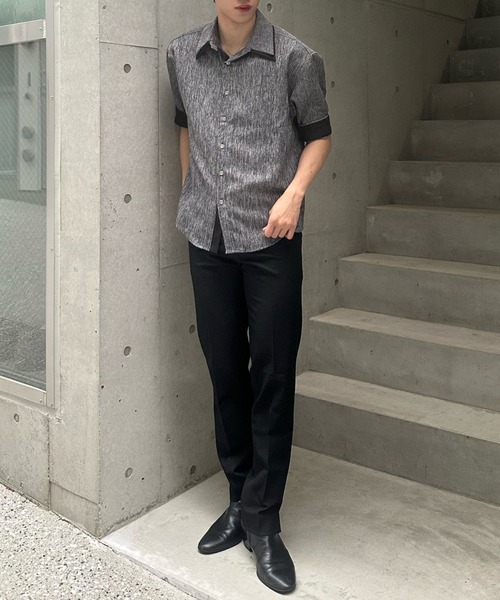 Otte シャツ バイカラーオープンカラーシャツ メンズ : ZOZOTOWN Yahoo