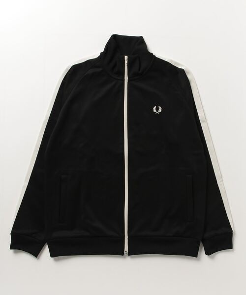 FRED PERRY ジップアップブルゾン 黒 FRED PERRY 「FRED PERRY」 ジップアップブルゾン X-LARGE