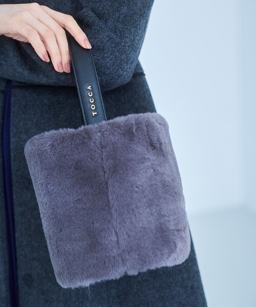 TOCCA（トッカ） ショルダーバッグ バッグ MILKY TEA FURBAG ファー