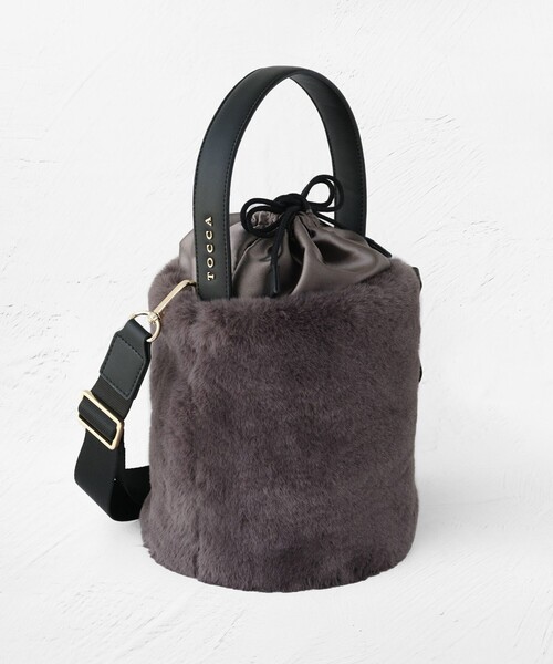 TOCCA（トッカ） ショルダーバッグ バッグ MILKY TEA FURBAG ファー 