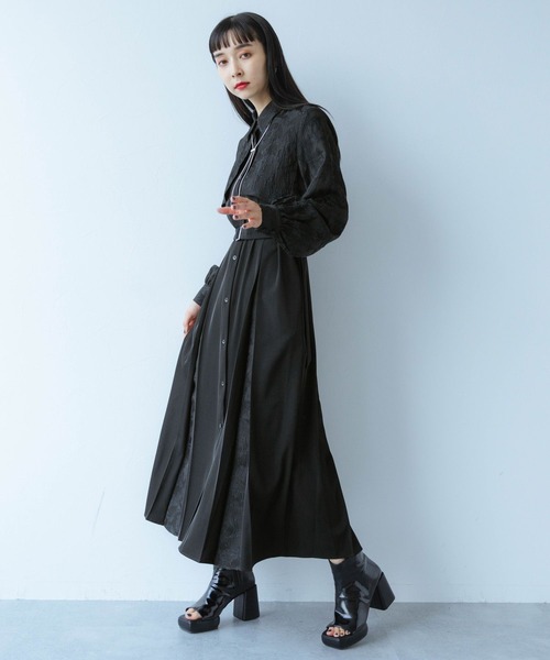 HARE 「HARE」 シャツワンピース FREE ブルー レディース