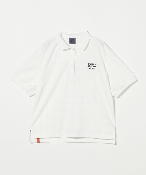 UNITED ARROWS GOLF ポロシャツ L ホワイト UNITED ARROWS GOLF ポロシャツ L ホワイト ウィメンズ プレー