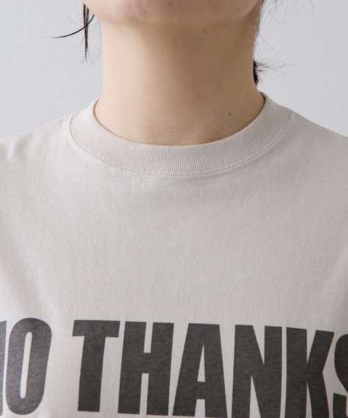 tシャツ NO THANKS ロゴTシャツ レディース Whim Gazette tシャツ NO THANKS ロゴTシャツ レディース