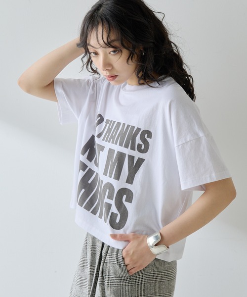 tシャツ NO THANKS ロゴTシャツ レディース Whim Gazette tシャツ NO THANKS ロゴTシャツ レディース