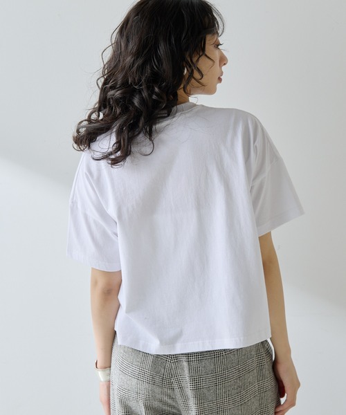 にゃむたページ Whim Gazette tシャツ NO THANKS ロゴTシャツ レディース