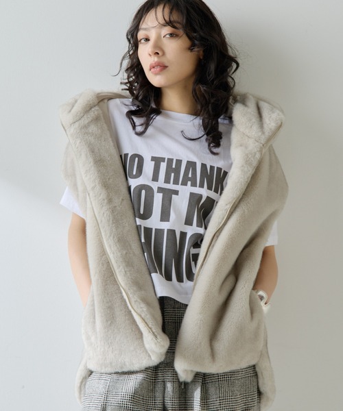 Whim Gazette tシャツ NO THANKS ロゴTシャツ レディース