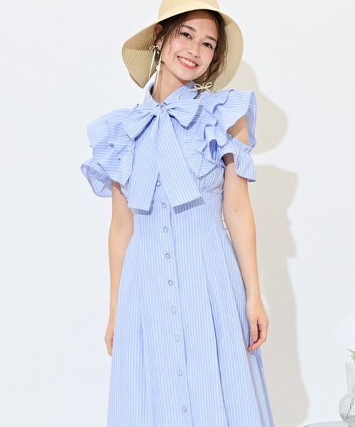 WILLSELECTION ワンピース【新品】 WILLSELECTION（ウィルセレクション） ワンピース ラッフルスリーブ