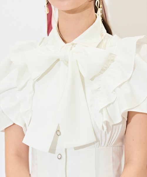 WILLSELECTION（ウィルセレクション） ワンピース ラッフルスリーブ