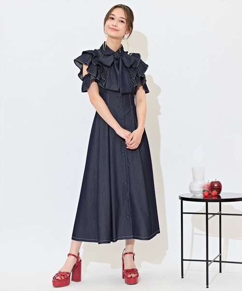 WILLSELECTION（ウィルセレクション） ワンピース ラッフルスリーブ