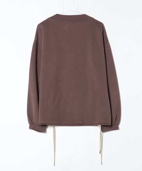 「Casper John」 長袖Tシャツ MEDIUM ブラウン メンズ