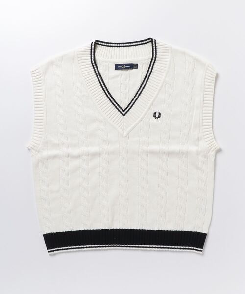 「Ray BEAMS」 Vネックニット 10 ベージュ レディース