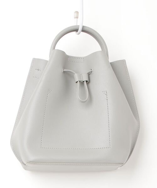 FRAY I.D[フレイ アイディー] レザーパース 巾着 ハンドバッグ 牛革 FRAY I.D[フレイ アイディー] レザーパース 巾着 ハンドバッグ