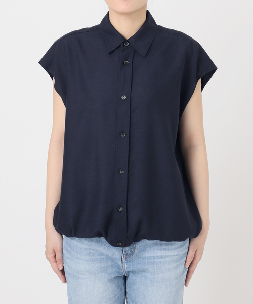 Spick＆Span ブラウス シャツ ソフトブロードフレンチヘム
