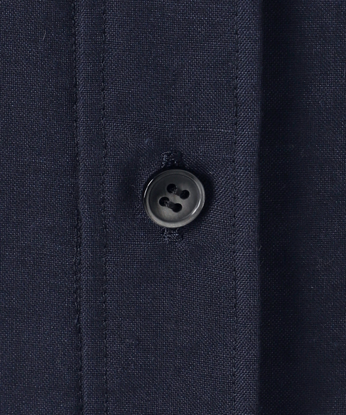 Spick and Span ソフトブロードフレンチヘムギャザーシャツ ネイビー ソフトブロードフレンチヘムギャザーシャツ（Spick and Span