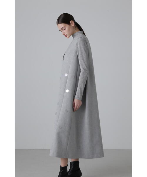 アドーア★新品スポンジーダブルクロスワンピース★サイズ38 本物ファッション - アドーア☆新品スポンジーダブルクロスワンピース