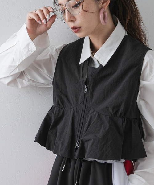 bohmal（ボマール） ベスト ジレ ビスチェデザインバルーンベスト