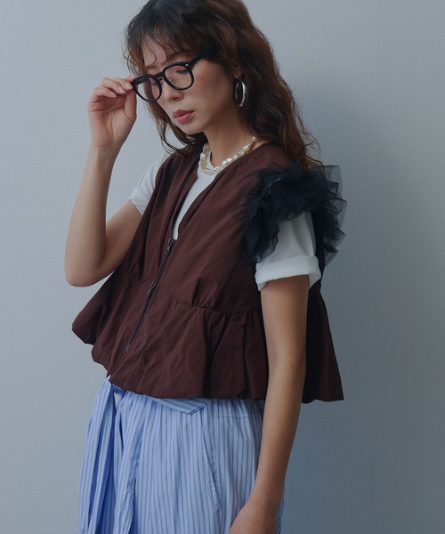 bohmal（ボマール） ベスト ジレ ビスチェデザインバルーンベスト