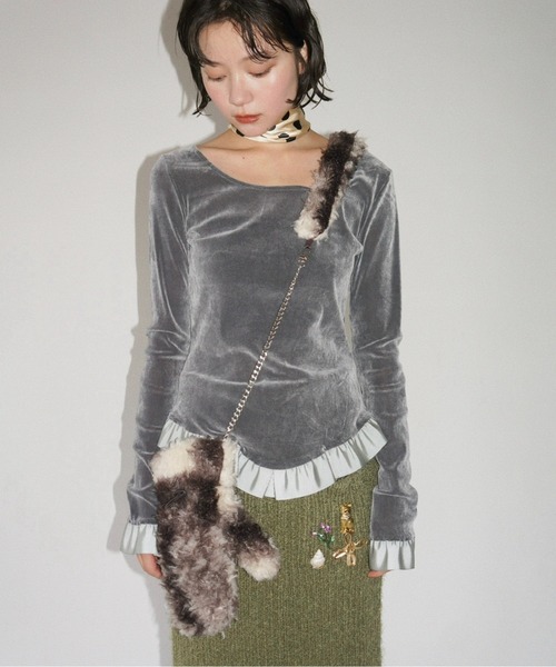 musubore（ムスボレ） 手袋 fur bag? gloves / ショルダーファーミトン