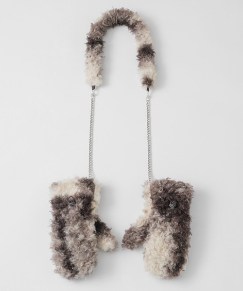 musubore（ムスボレ） 手袋 fur bag? gloves / ショルダーファーミトン