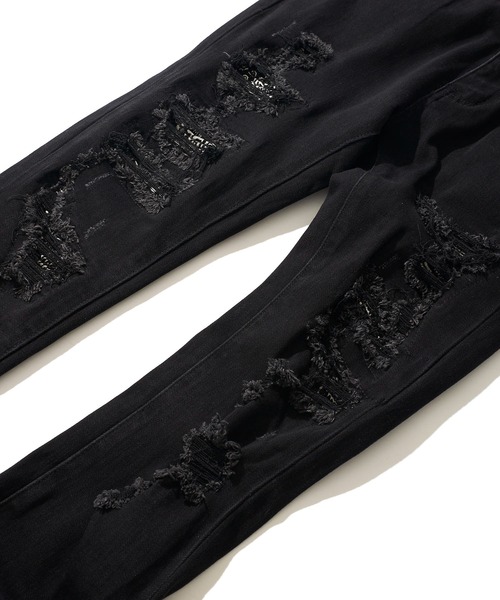 mnml（ミニマル） ジーンズ 「mnml/ミニマル」PAISLEY STRETCH DENIM