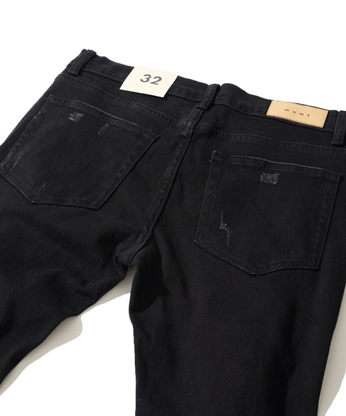 mnml（ミニマル） ジーンズ 「mnml/ミニマル」PAISLEY STRETCH DENIM