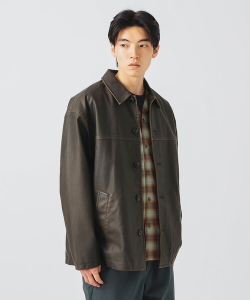 レザー カーコート 本革　Mサイズ MOTOR NEW VINTAGE