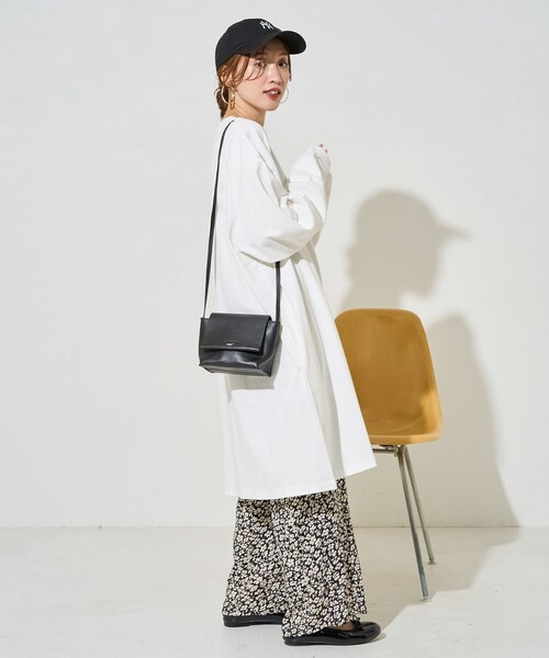 ワンピース 限定展開　ビッグシルエット ロング スリーブ Tシャツ ミニ ワンピース | FREAK'S STORE | 20