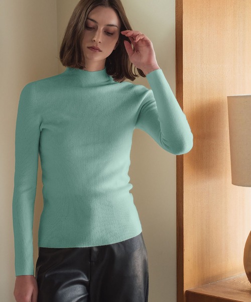 ELFRANK ニット セーター 「縫い目のないシームレス」ハイネック