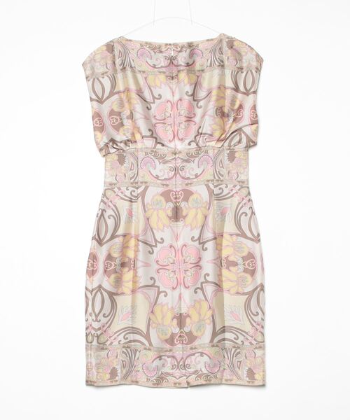 「FLICKA」 ノースリーブワンピース FREE イエロー レディース_画像2