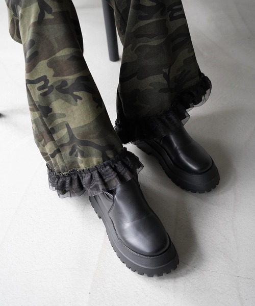SANSeLF（サンセルフ） ショート ブーツ ショートブーツ 厚底