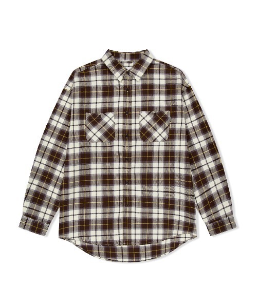 YESEYESEE（イエスアイシー） シャツ Plop Check Shirt メンズ