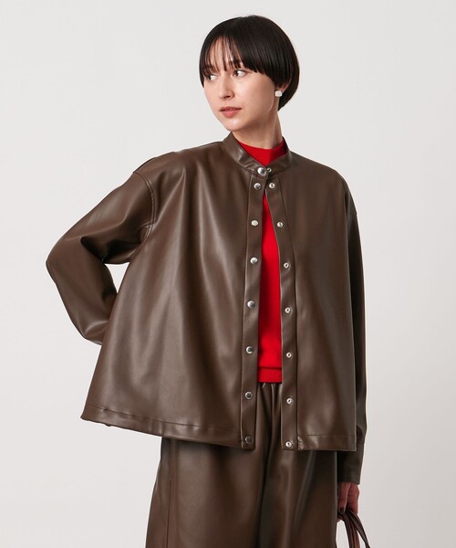 cinoh アウター CINOH（チノ） ブルゾン アウター 「別注」「CINOH」レザーライク