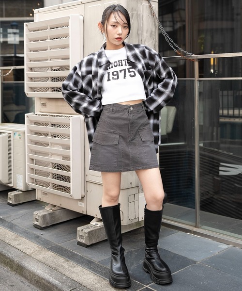 WEGO（ウィゴー） デニムスカート WEGO/「25年秋冬新作」ヴィンテージ