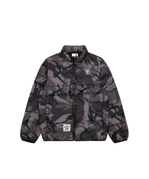 【L】Aape エイプ『 AAPE HOODIE DOWN JACKET 』 AAPE BY A BATHING APE（エーエイプバイアベイシングエイプ） ダウン