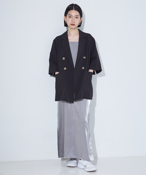 「NOMINE」 ジャケット フリー ベージュ レディース_画像2