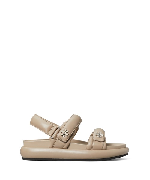 TORY BURCH（トリーバーチ） フラットサンダル 22.5cm グレイッシュ