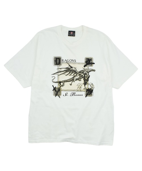 VINTAGE tシャツ 「USED」90's DELSOL “DRAGON” アート Tシャツ メンズ